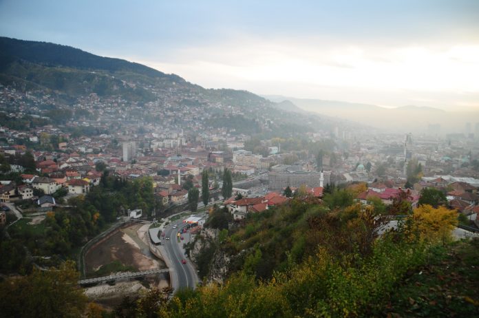 A vista de lá de cima